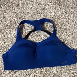 Nike Blue Racerback Sports Bra for Intense Workouts